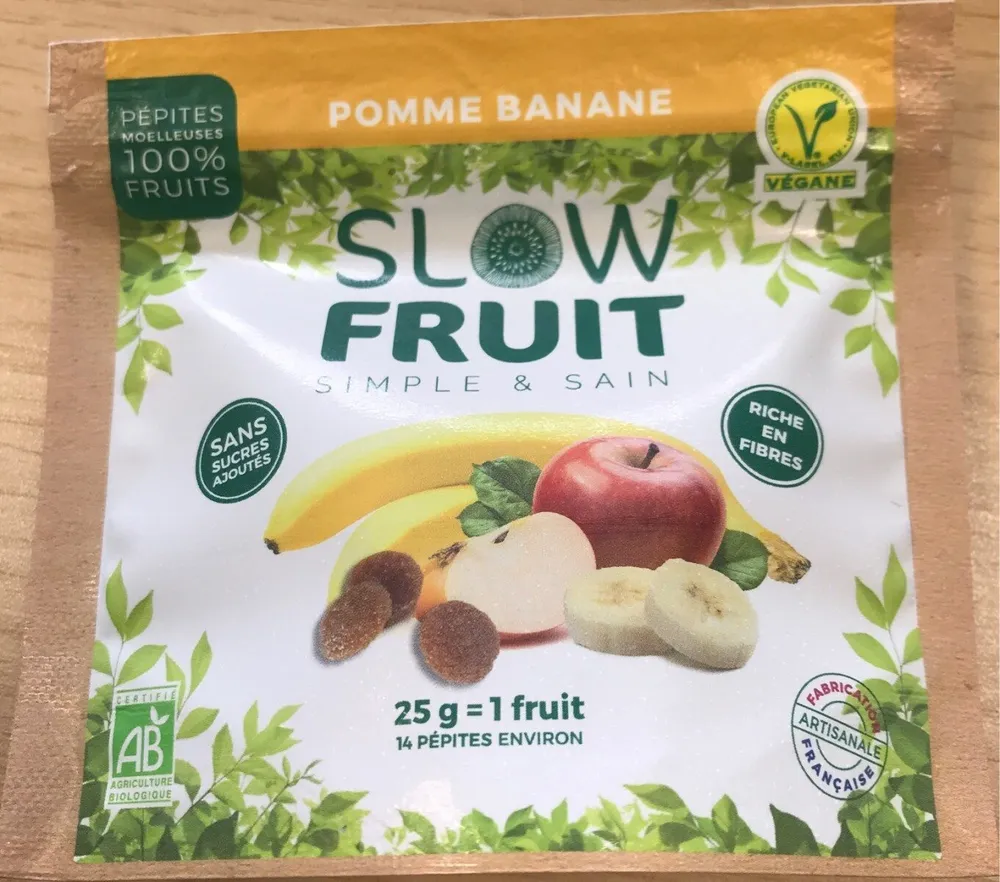 SlowFruit Pomme Banane