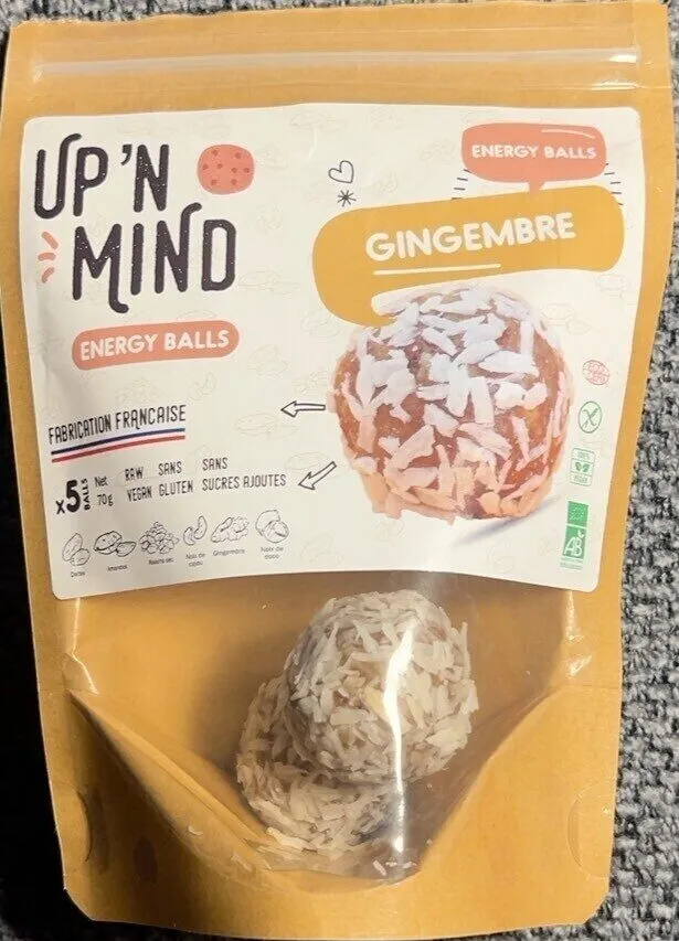 Energy Balls Gingembre