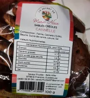 Sablés Créoles Cannelle