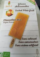 Glaces artisanales clémentines
