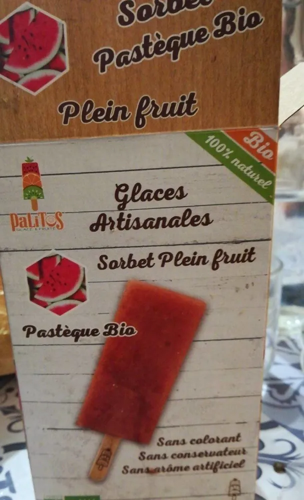 Sorbet pastèque bio