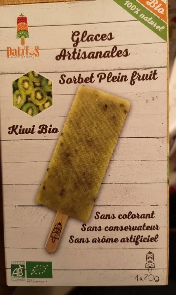 Sorbet kiwi bio