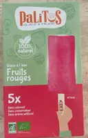 Glace à l’eau Fruits rouges