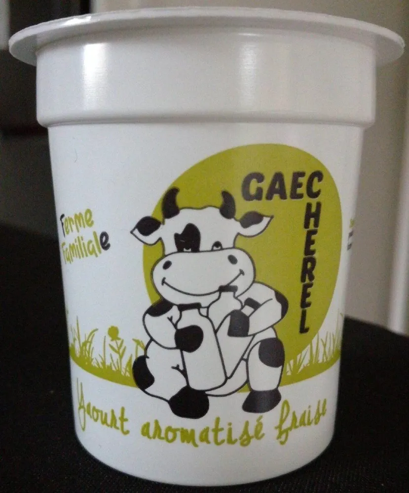 Yaourt aromatisé fraise