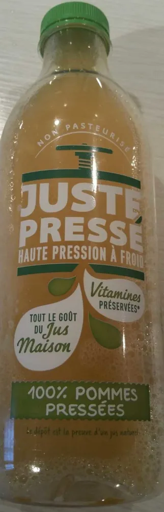Jus 100 % pommes pressées