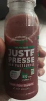 Juste presse pomme peche framboise