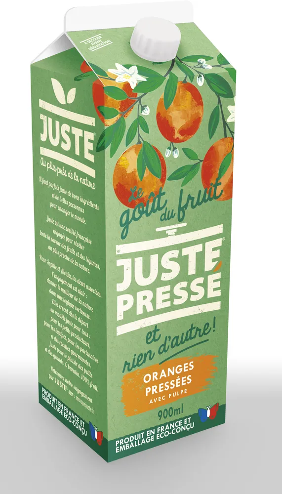 100% Jus d'Orange avec pulpe