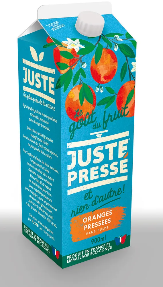 100% Jus d'Orange sans pulpe