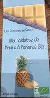 Ma tablettes de fruits à l’ananas Bio