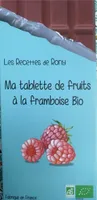 Ma tablette de fruits a la framboise