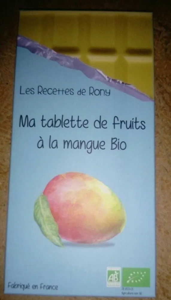 Tablette de fruits à la mangue BIO
