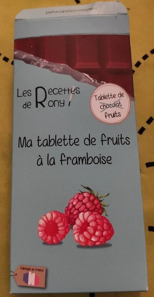 Ma tablette de fruits framboise