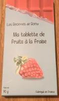 Ma tablette de fruits à la fraise