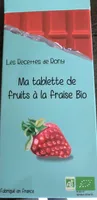 Ma tablette de fruits à la fraise bio