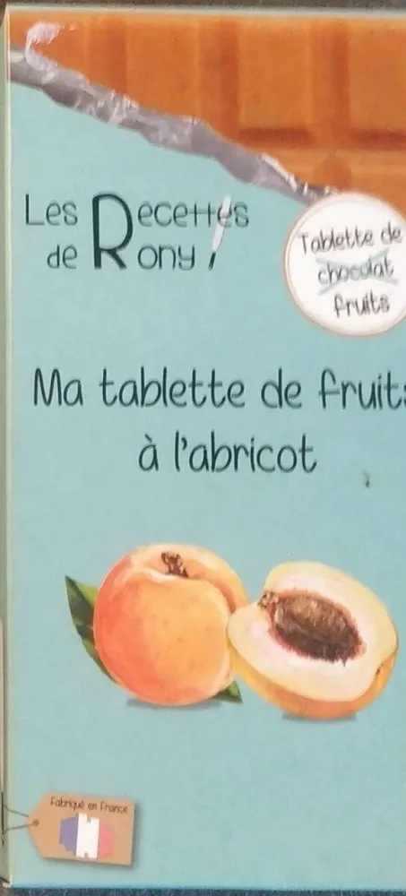Ma tablette de fruits à l'abricot