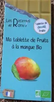 Ma tablette de fruits à la mangue bio