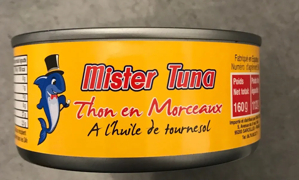 Thon en morceau huile tournesol