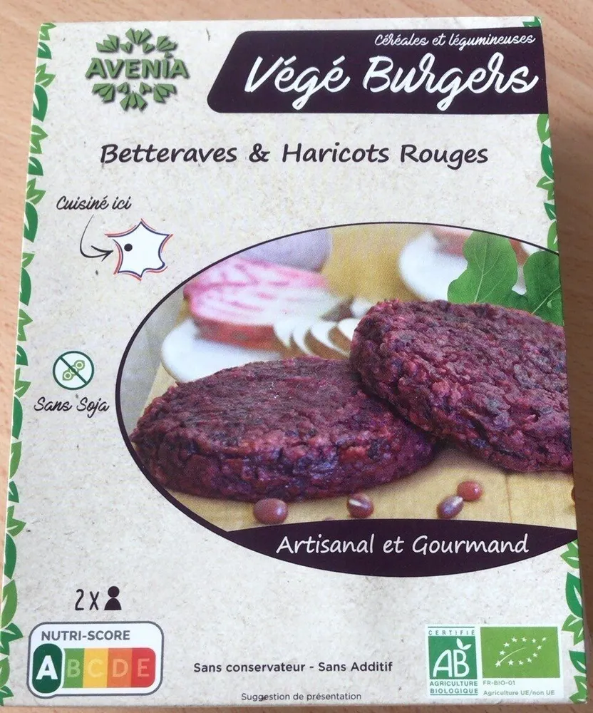 Burger Végétal Betteraves & Haricots Rouges