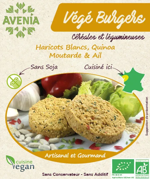 Burgers végétaux Haricots blancs