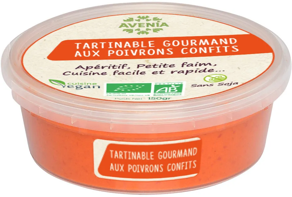 Tartinable gourmand aux poivrons confits