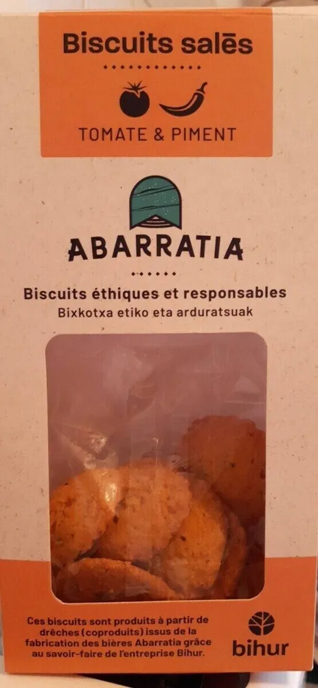 Biscuits salés tomate et piment