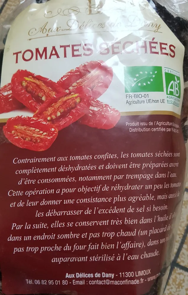 Tomates séchées