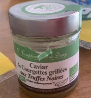 Caviar de courgettes grillées aux truffes noires