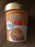 Glace artisanale au caramel