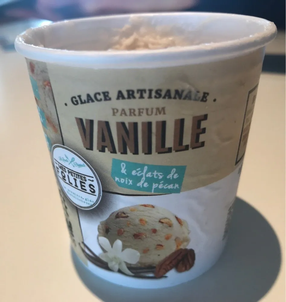 Glace artisanale parfum vanille