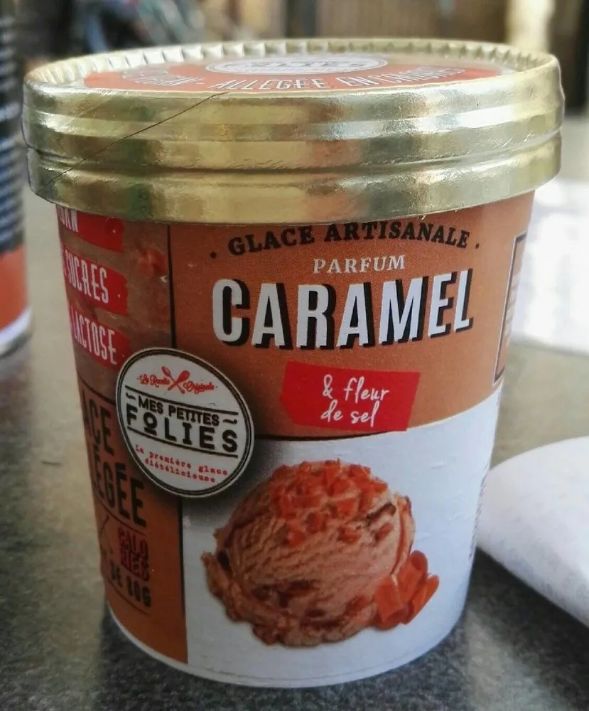 Glace vegan caramel et fleur de sel