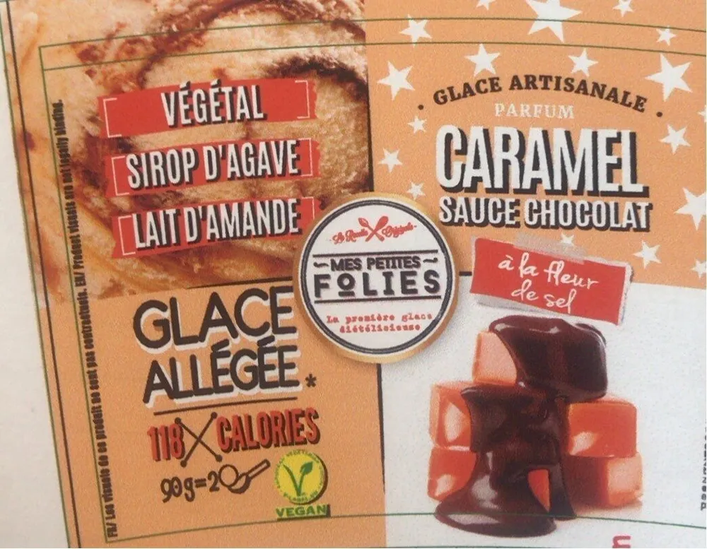 Glace Végétale Caramel Sauce Chocolat