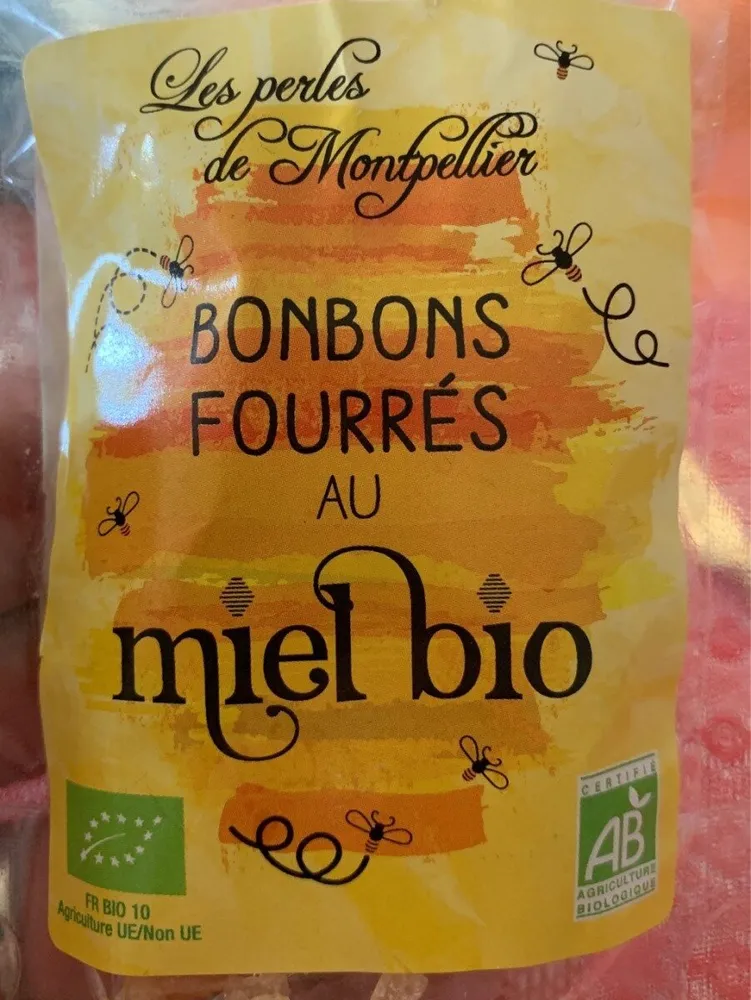 Bonbons fourres au miel bio