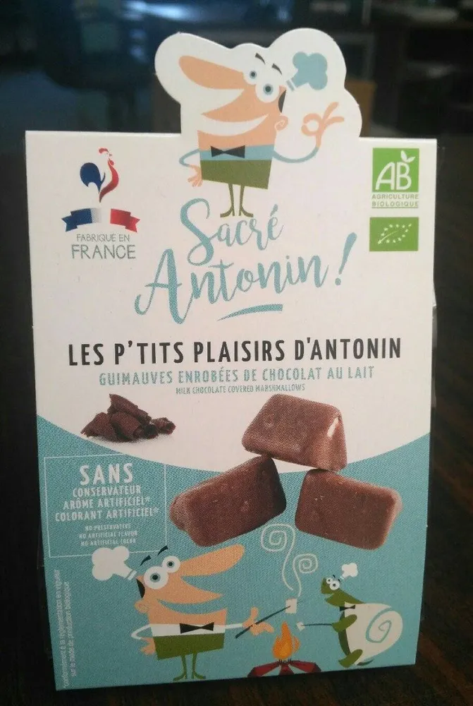 Guimauves enrobées de chocolat au lait