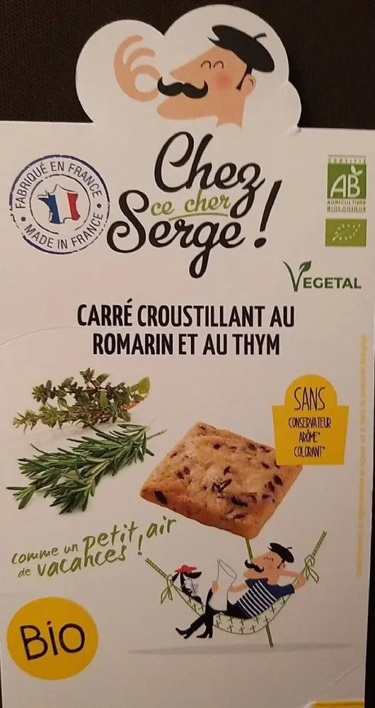 Carré croustillant au romarin et au thym