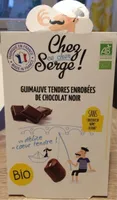 Guimauve tendres enrobees de chocolat noir