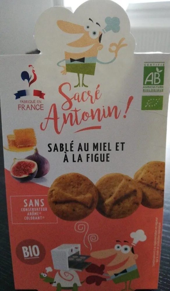 Sablé au miel et à la figue