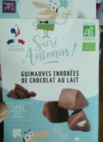 Guimauve enrobées chocolat au lait