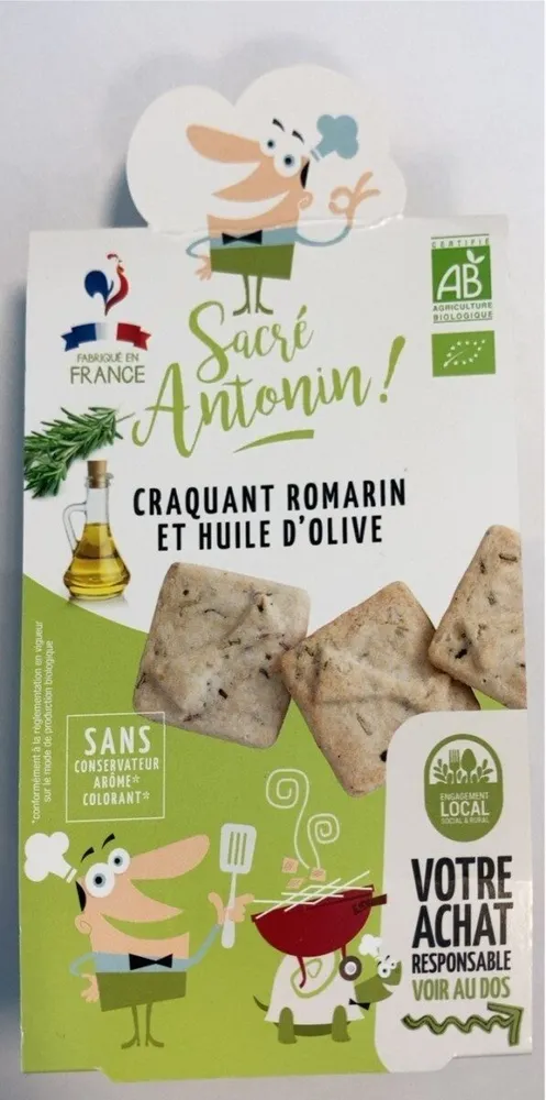 Craquant Romarin et Huile d’olive