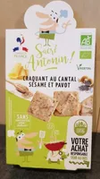 Craquant au cantal sésame et pavot