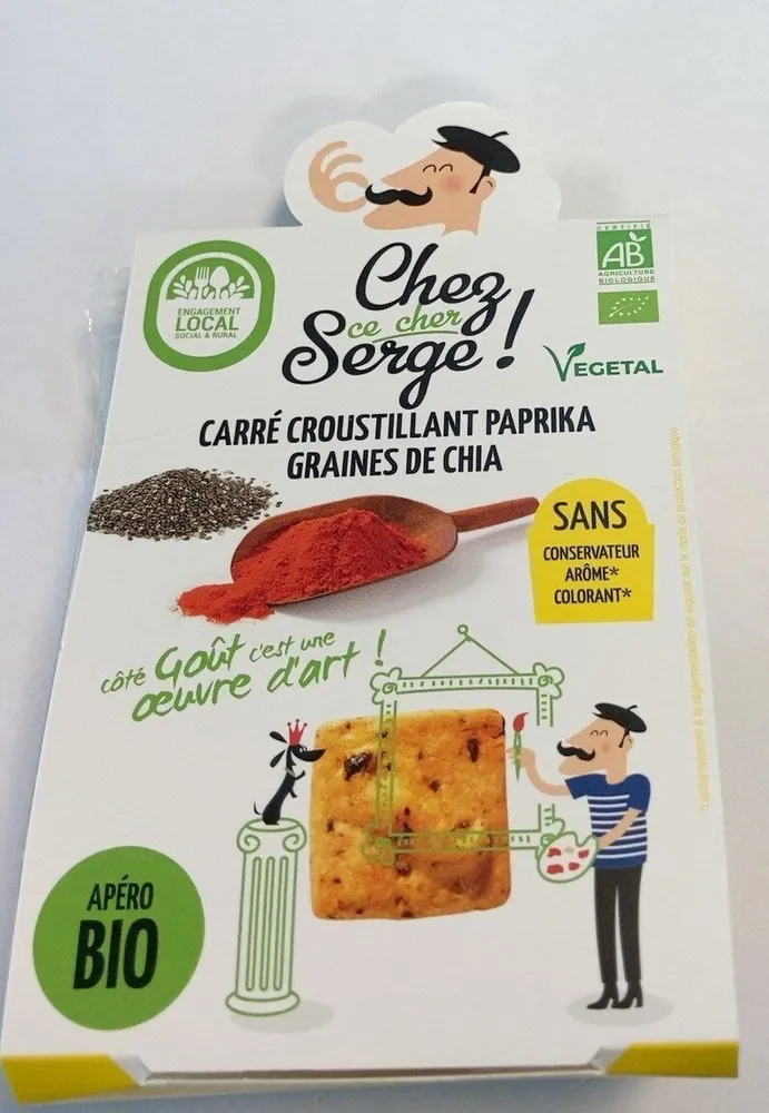 Carre croustillant Paprika & graines de chia
