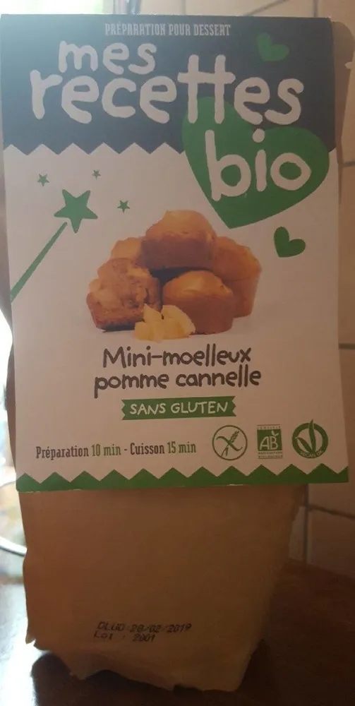 Mini-moelleux pomme cannelle Sans Gluten