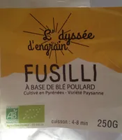 Fusili à base de blé poulard