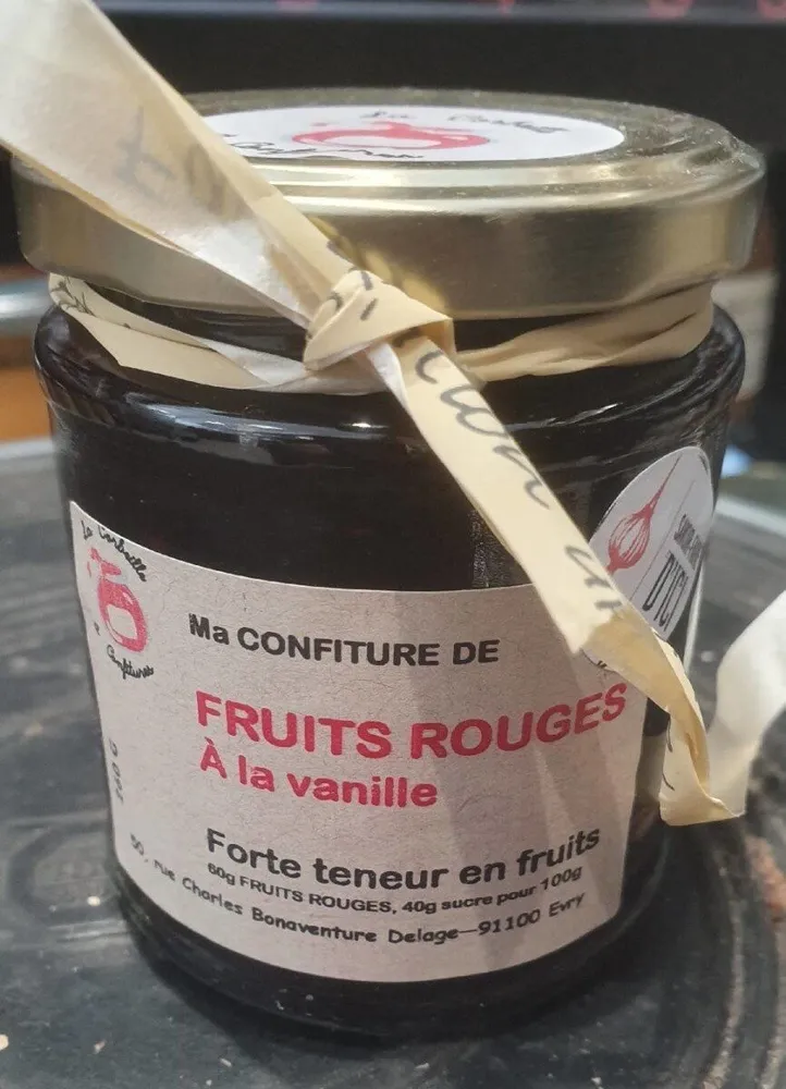 Confiture Fruits rouges à la vanille