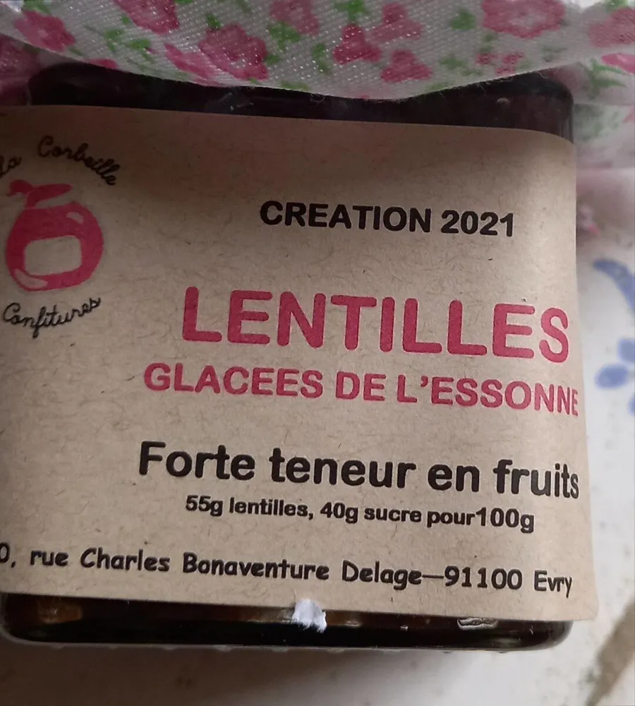 Lentilles glacées de l'essonne