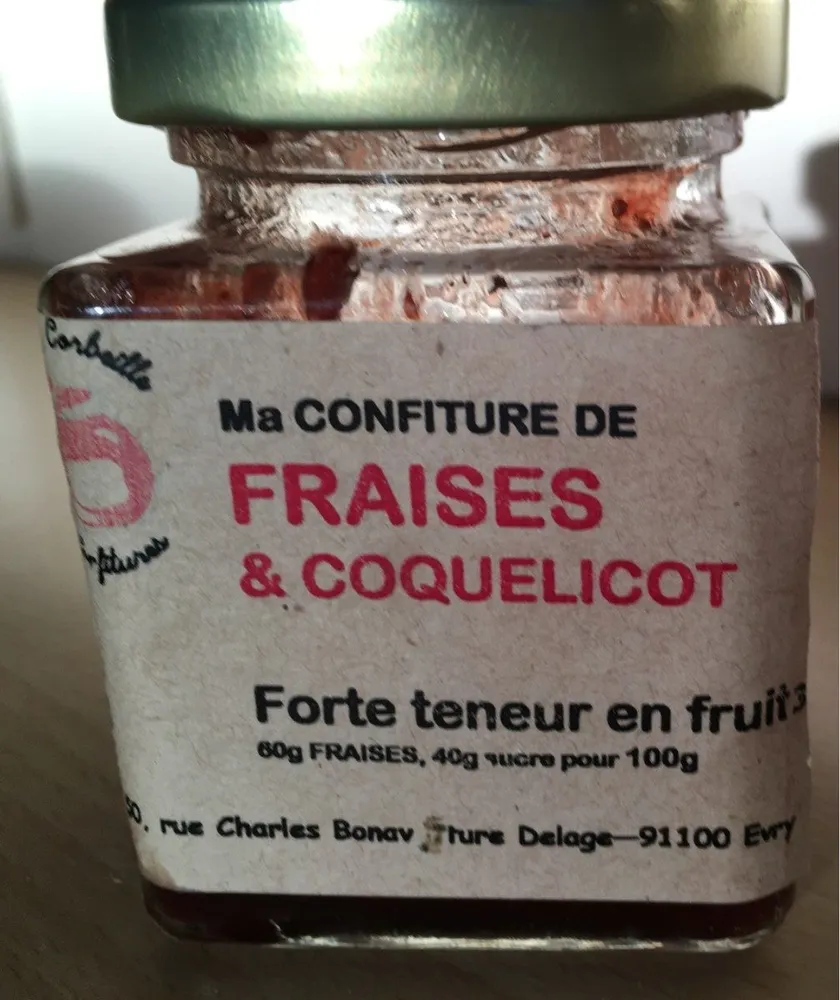 Ma confiture de fraises & coquelicot