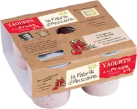 Yaourts Brassés à la Fraise Senga