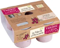 Yaourts brassés à la cerise