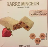 Barre minceur saveur fraise