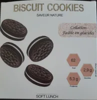 Biscuit cookies saveur nature