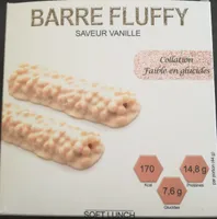 Barre fluffy saveur vanille